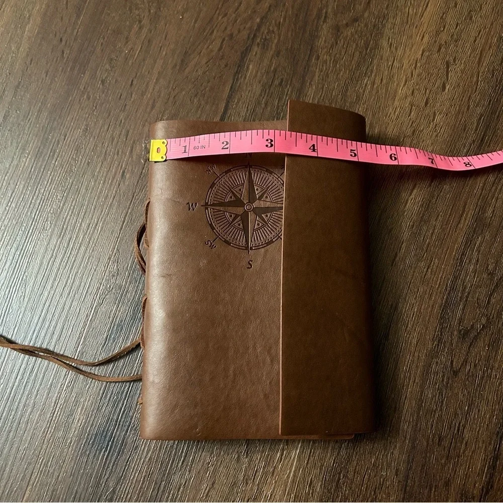 Vintage Nautical Brown Faux Leather Journal